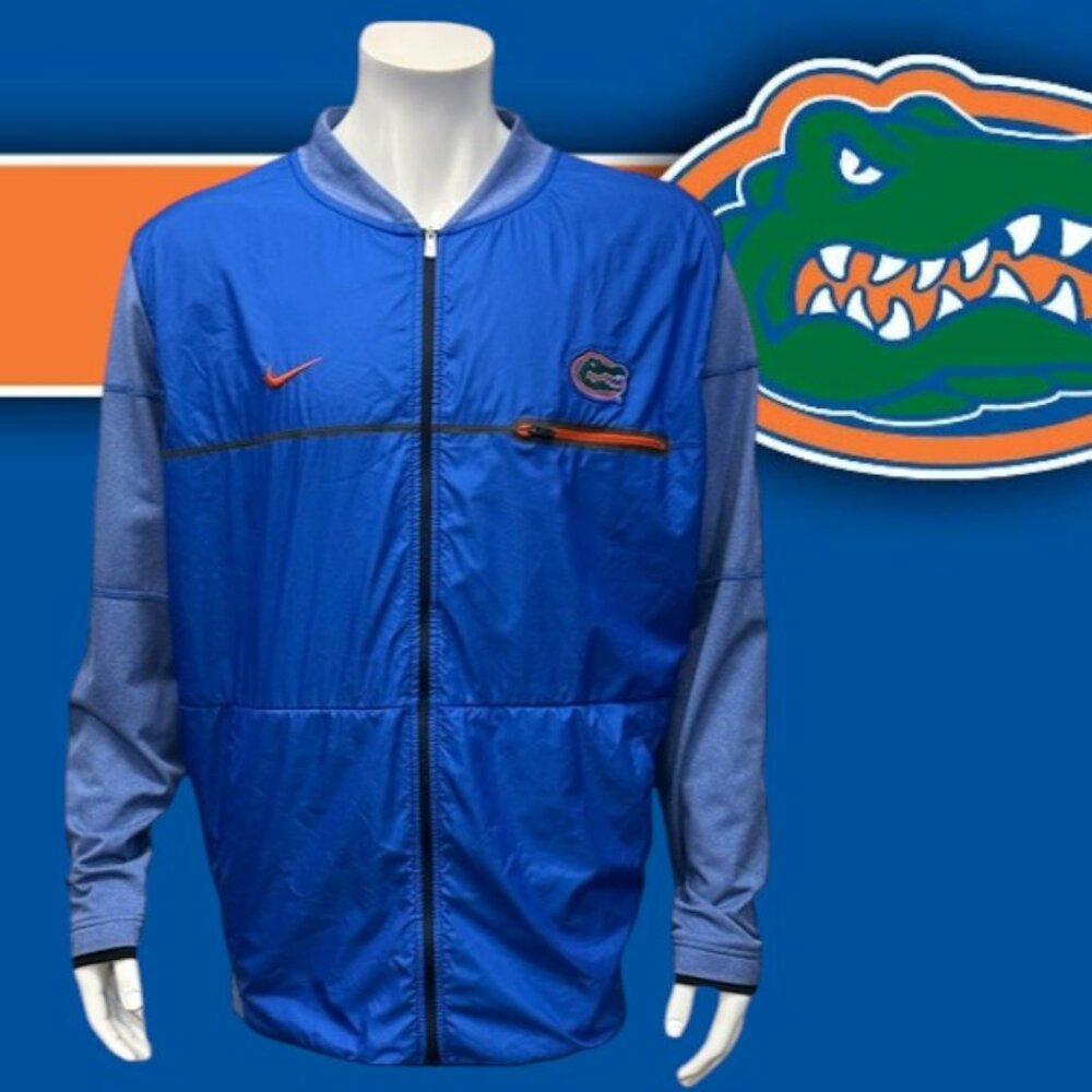 Nike Shield Embroidered University of Florida Gators Full Zip Raglan Jacket XXL